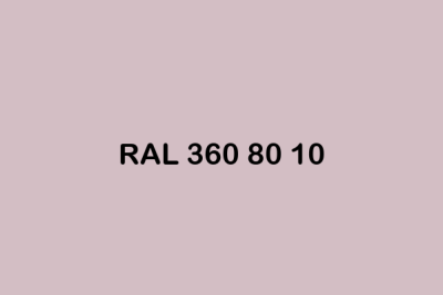 RAL 360 80 10 ral design