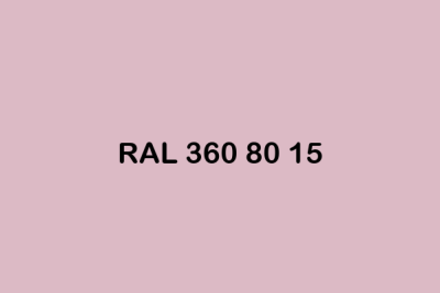 RAL 360 80 15 ral design