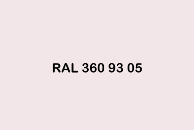 RAL 360 93 05 ral design