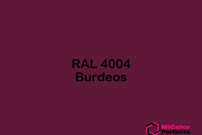 RAL 4004 Burdeos