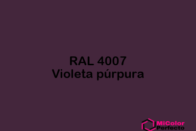 RAL 4007 Violeta purpura