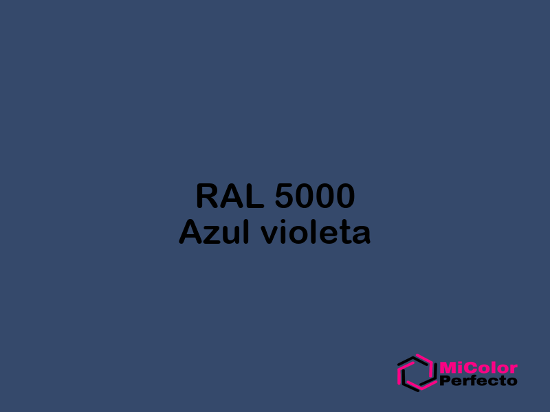 RAL 5000 Azul violeta