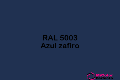 RAL 5003 Azul zafiro