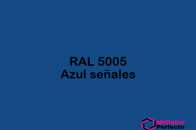 RAL 5005 Azul senales
