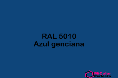 RAL 5010 Azul genciana