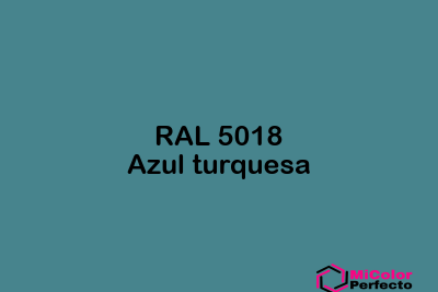 RAL 5018 Azul turquesa