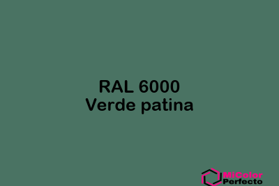 RAL 6000 Verde patina