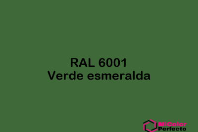RAL 6001 Verde esmeralda