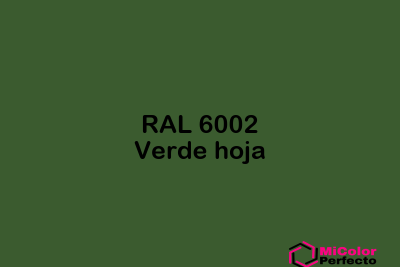RAL 6002 Verde hoja