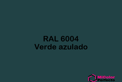 RAL 6004 Verde azulado