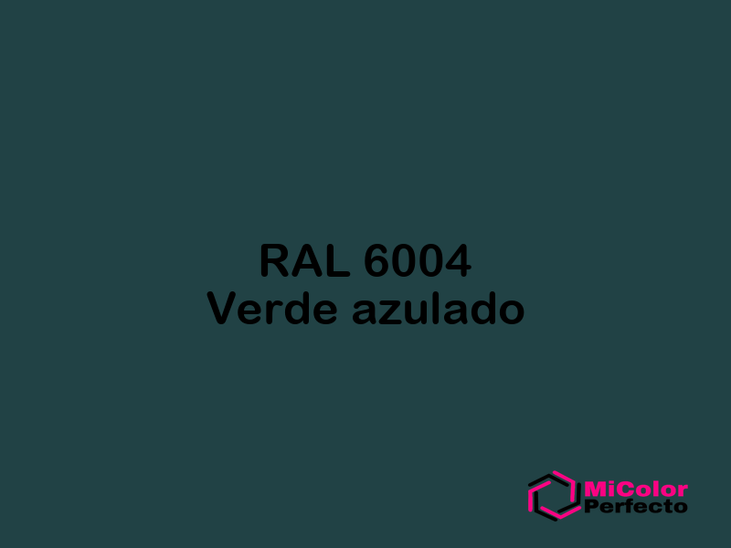 RAL 6004 Verde azulado