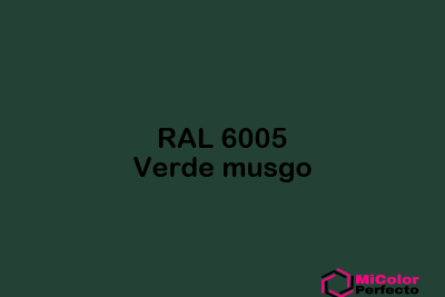 RAL 6005 Verde musgo