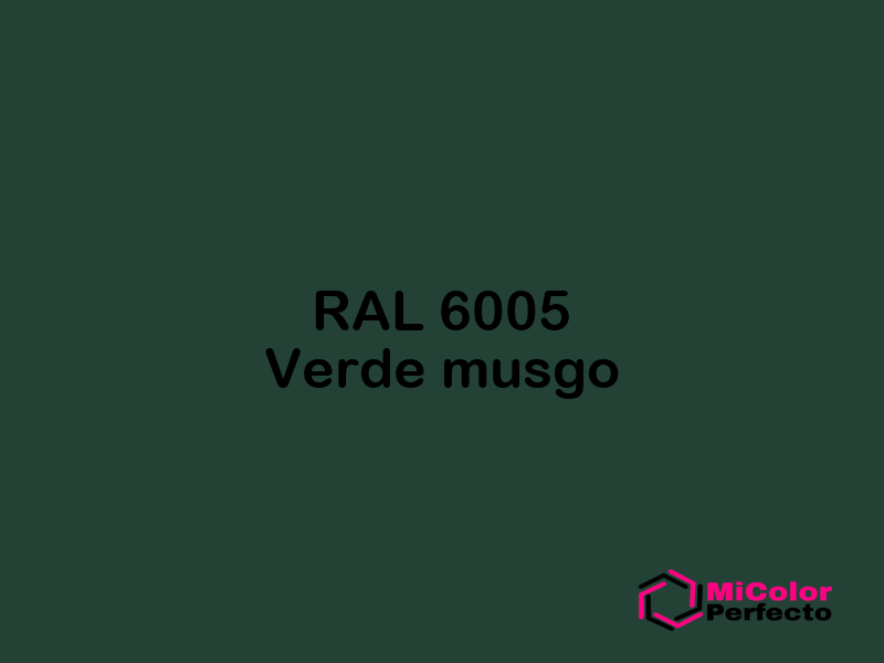 RAL 6005 Verde musgo