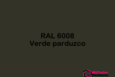 RAL 6008 Verde parduzco