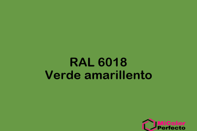 RAL 6018 Verde amarillento