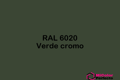 RAL 6020 Verde cromo