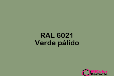 RAL 6021 Verde palido