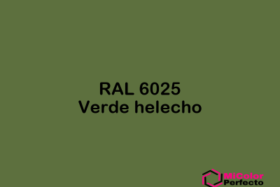 RAL 6025 Verde helecho