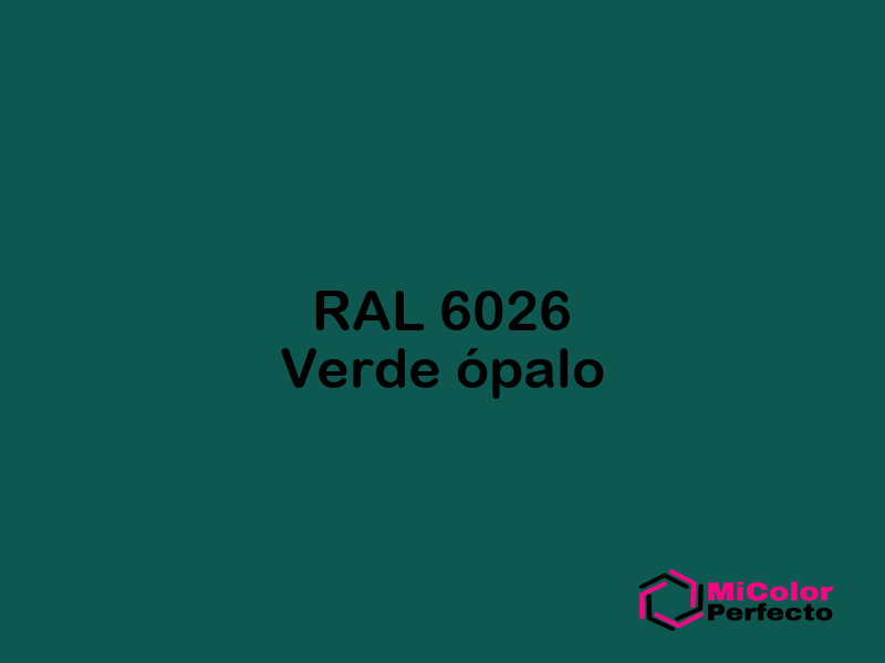 RAL 6026 Verde opalo