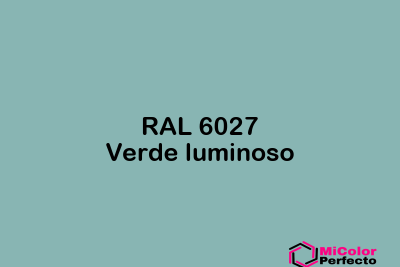 RAL 6027 Verde luminoso
