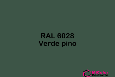 RAL 6028 Verde pino