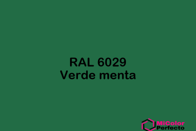 RAL 6029 Verde menta
