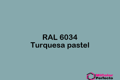 RAL 6034 Turquesa pastel