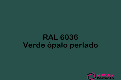 RAL 6036 Verde opalo perlado