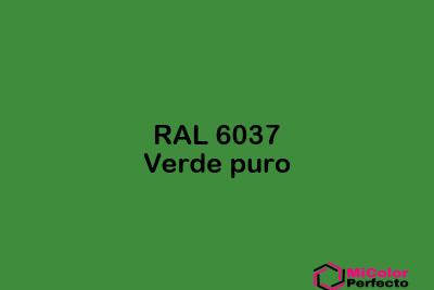 RAL 6037 Verde puro