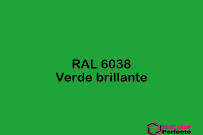 RAL 6038 Verde brillante