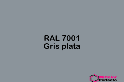RAL 7001 Gris plata