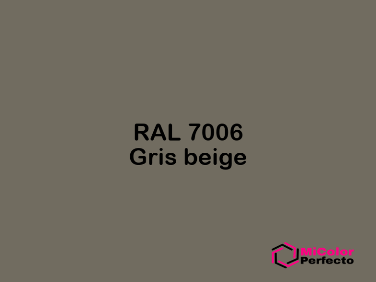 Color Number 7006 RAL 7006 Gris Beige (RAL Classic) - micolorperfecto RAL