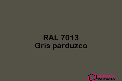 RAL 7013 Gris parduzco