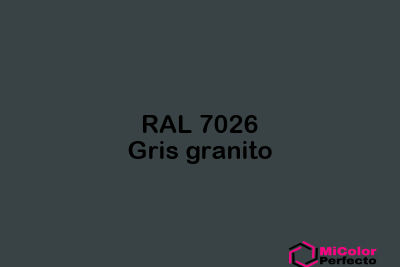 RAL 7026 Gris granito