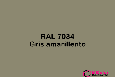 RAL 7034 Gris amarillento