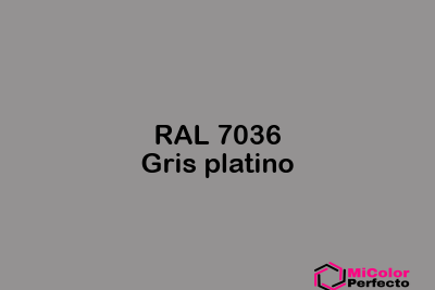 RAL 7036 Gris platino