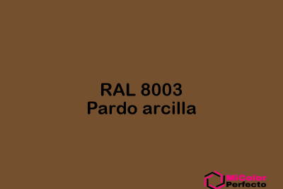 RAL 8003 Pardo arcilla