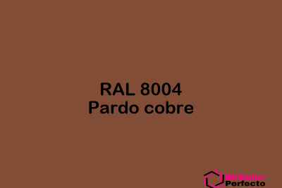 RAL 8004 Pardo cobre