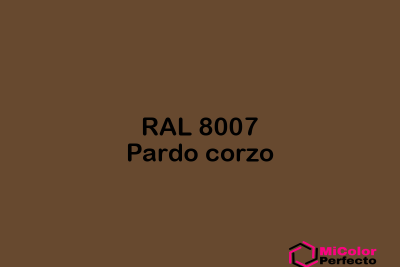 RAL 8007 Pardo corzo