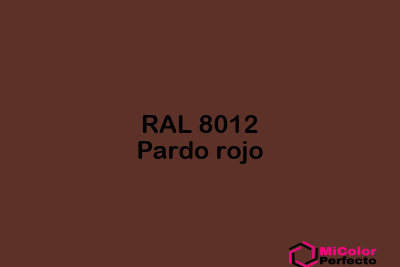 RAL 8012 Pardo rojo