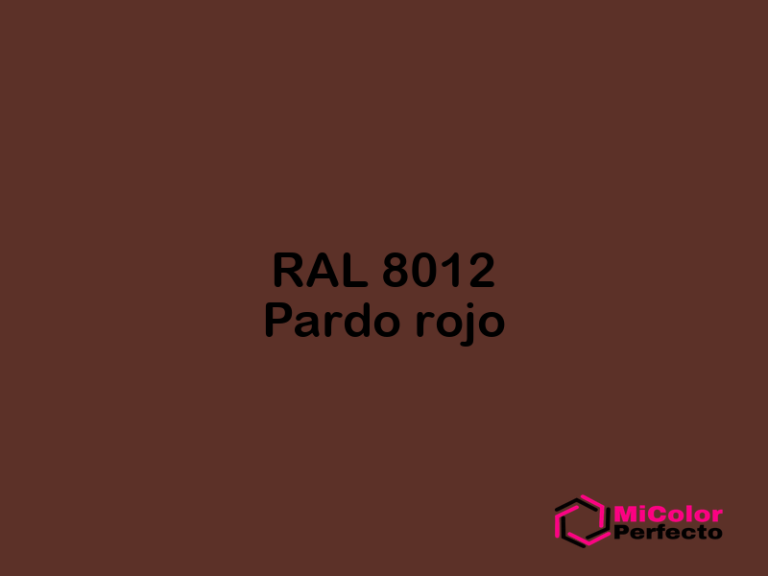 RAL 8012 Pardo Rojo (RAL Classic) - micolorperfecto RAL