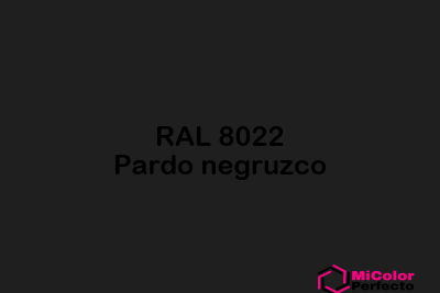 RAL 8022 Pardo negruzco