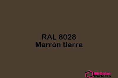 RAL 8028 Marron tierra