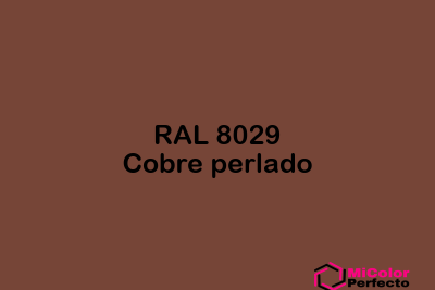 RAL 8029 Cobre perlado