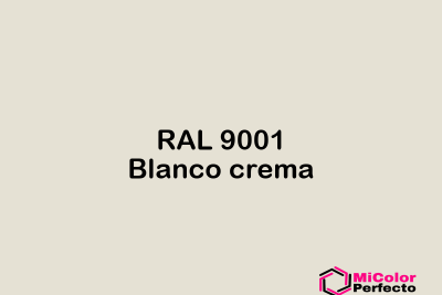 RAL 9001 Blanco crema