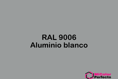RAL 9006 Aluminio blanco