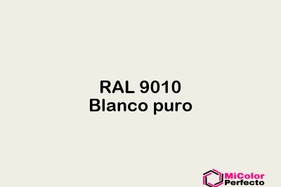 RAL 9010 Blanco puro