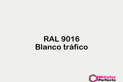 RAL 9016 Blanco trafico