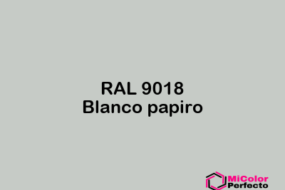 RAL 9018 Blanco papiro