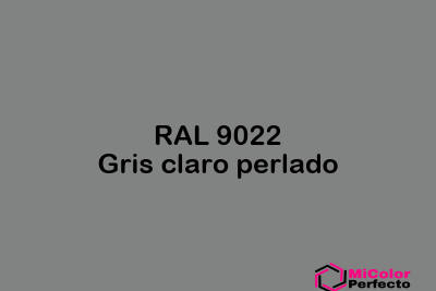 RAL 9022 Gris claro perlado